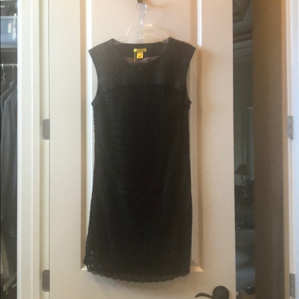 Black cocktail dress